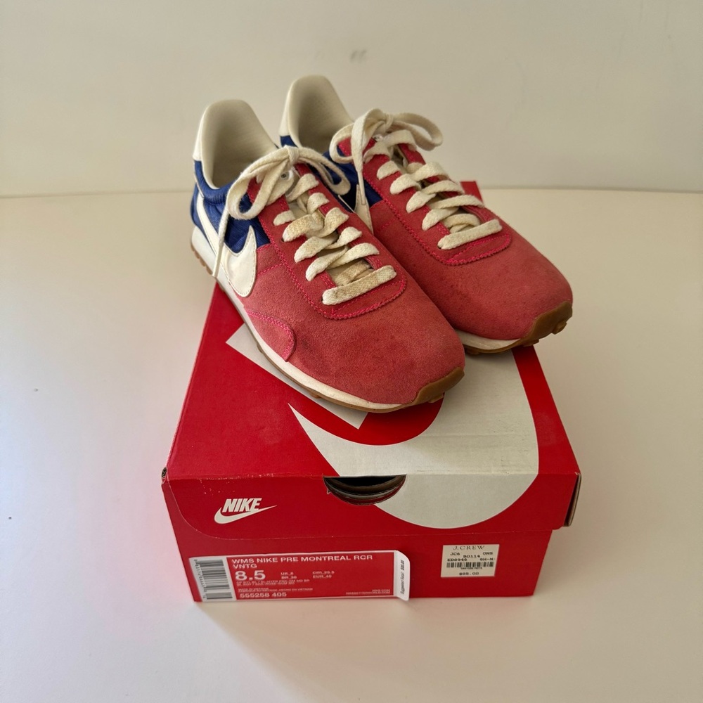 J CREW and NIKE collaboration sneakers